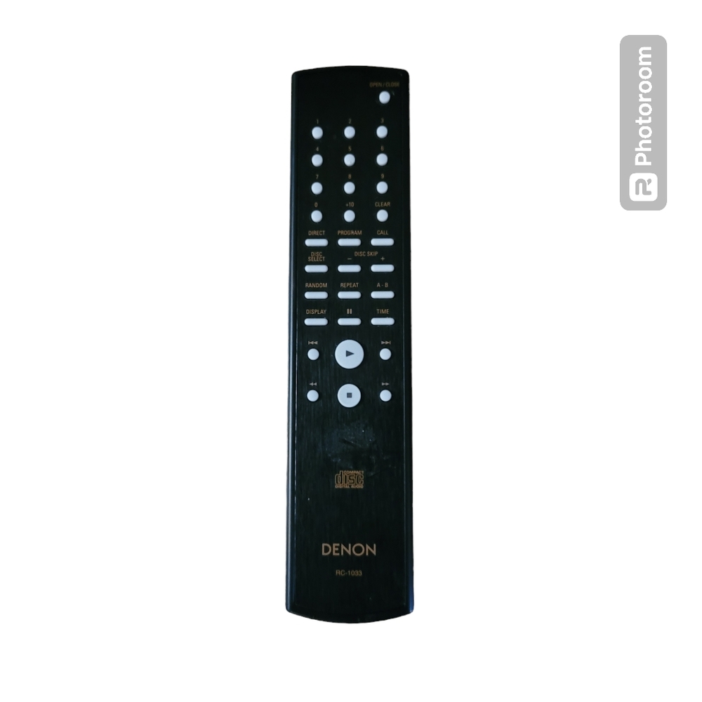 Denon RC-1033 CD Remote Control Factory Genuine RC1033 DCM390 DCM270 OEM Tested!